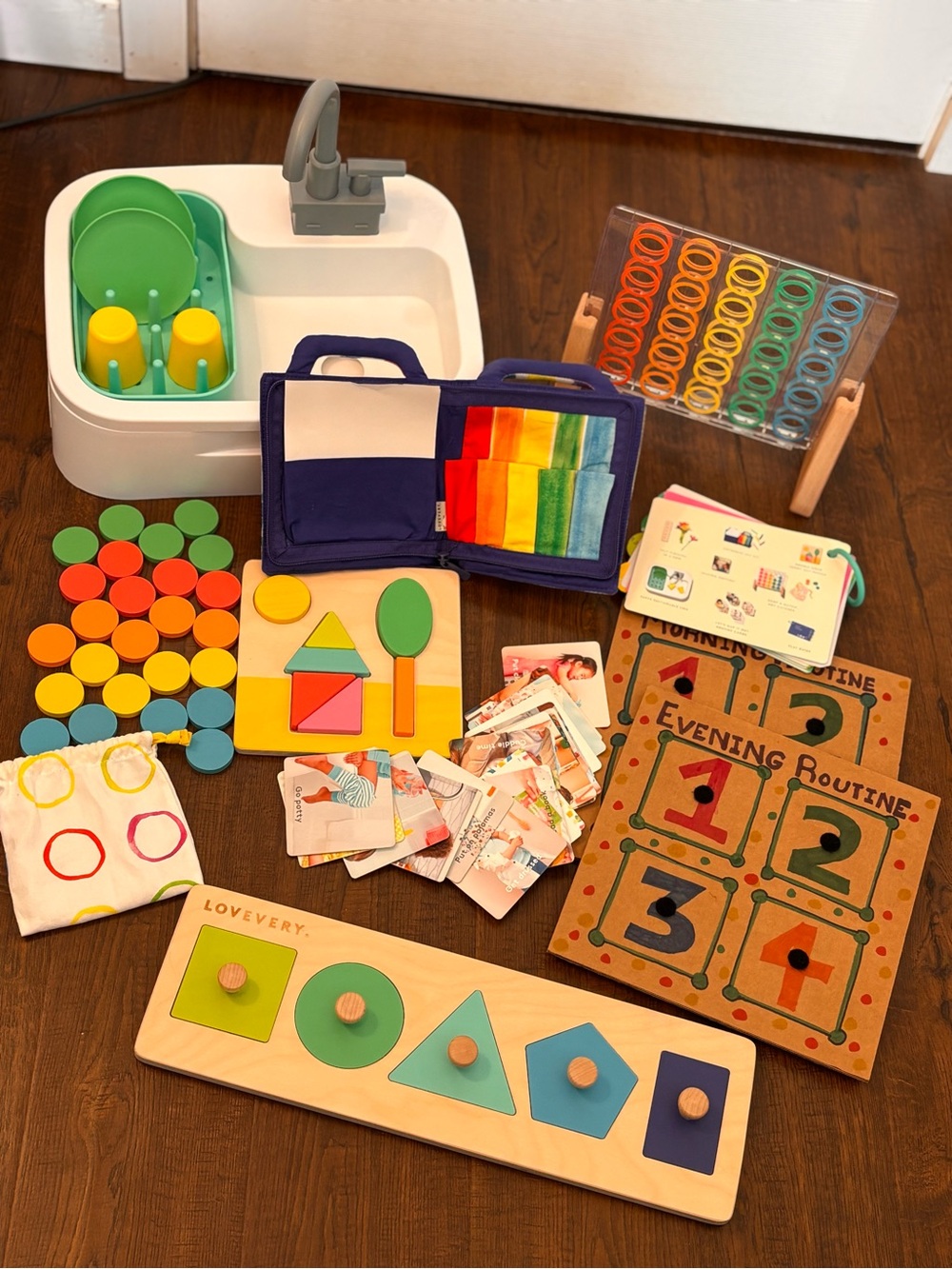 Lovevery the Helper Playkit plus bonus shape puzzle, 25-27 months